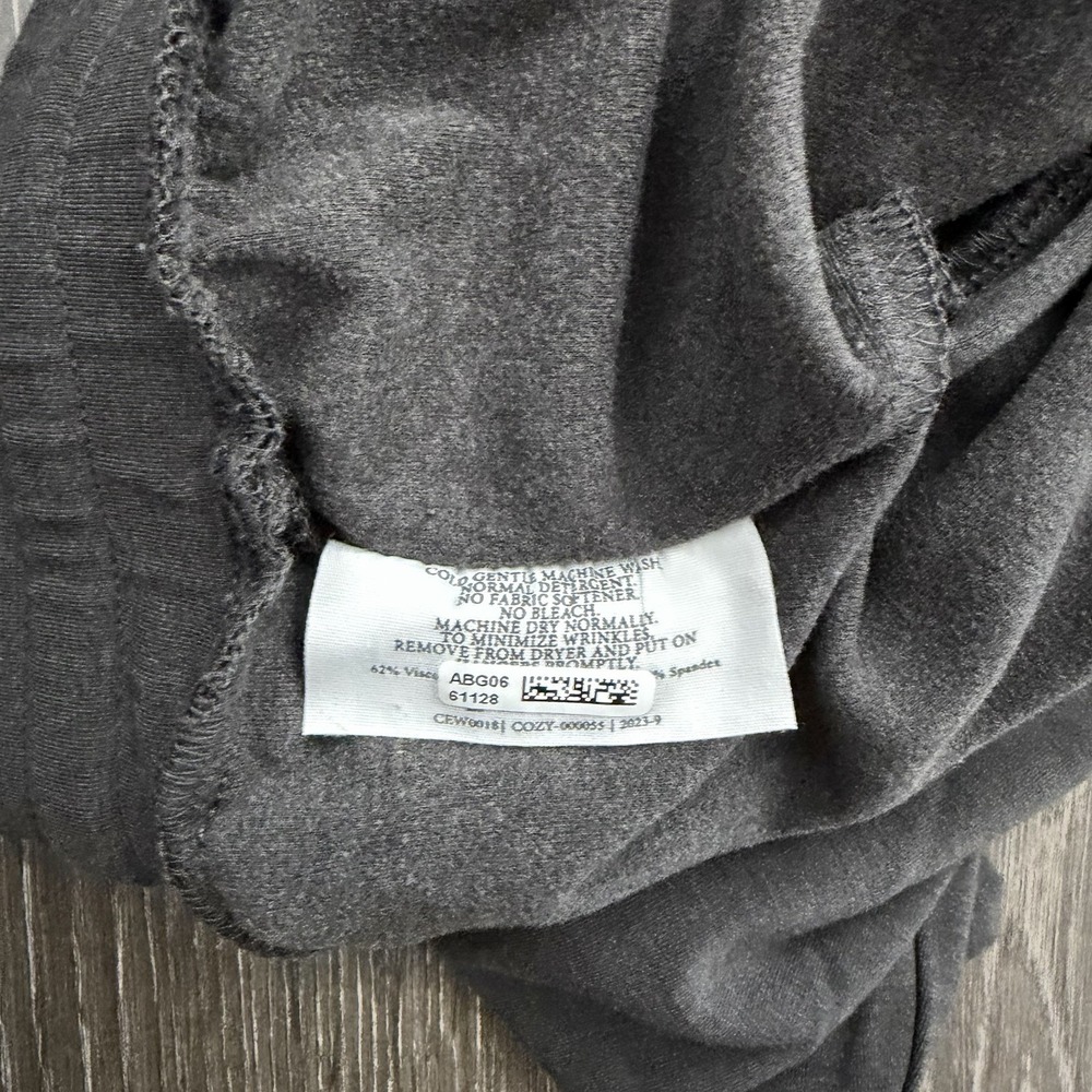 Cozy Earth Brushed Bamboo Joggers Womens Small Gray Quiet Luxury Elevated Casual - Picture 7 of 10